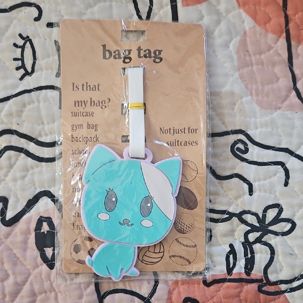 Cute Cat Bag Tag
